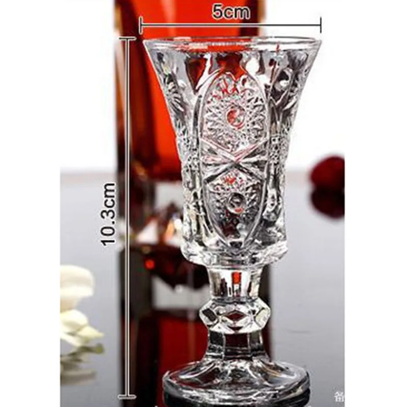 Стеклянная чашка-бокал с кристаллами Moutai Cup KTV чашечка прозрачная стеклянная чашка с Выгравированный цветок дизайн подставка для вина посуда для напитков
