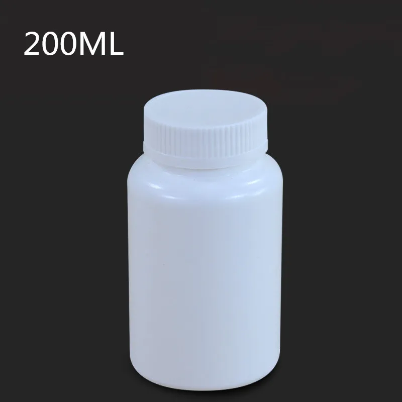 Высокое качество 200 мл пластиковая бутылка с винтовой крышкой для лекарств крышка sule pill пищевой контейнер 350 шт/коробка