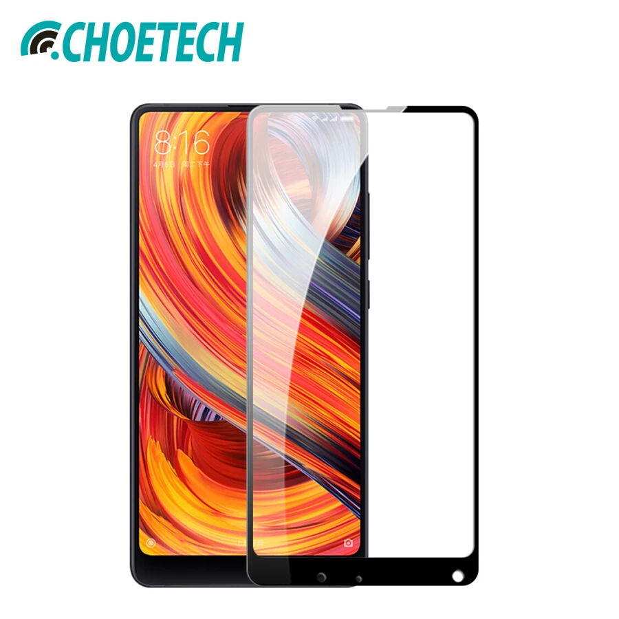 

CHOETECH Glass For Xiaomi Mix 2 Screen Protector Full Coverage 9H Hardness Tempered Glass Protective Film For Xiaomi Mi Mix 2s