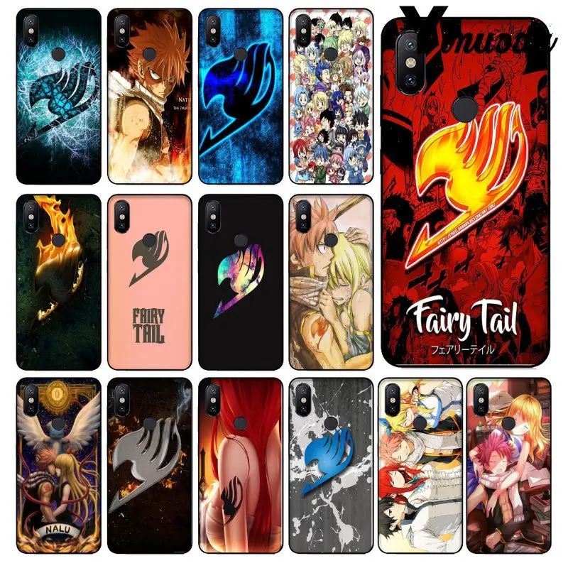 

Yinuoda Anime Manga Fairy Tail logo Colorful Cute Phone Case for Redmi 5 plus Note 5 Xuiaomi Mi 8 8SE 6 MIX 2 2S Mobile Cases