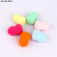 1 шт. красота спонж для основы косметический слоеный порошок лица гладкое лицо мягкие инструменты с прозрачным пустым чехлом