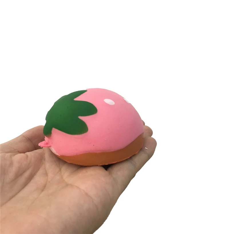 rainbow strawberry squishy