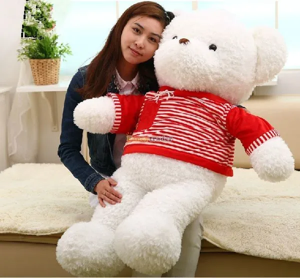 Fancytrader New Style! 47'' 120cm Lovely Giant Stuffed Soft Plush Funny Teddy Bear, 4 Colors, Free Shipping FT50855 (19)