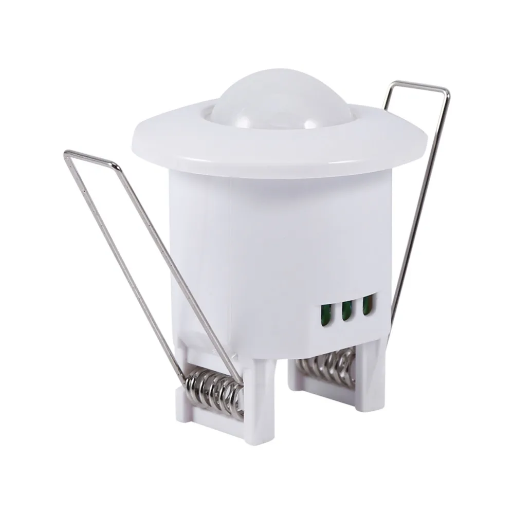Mini Adjustable Body Motion Movement 360 Ceiling PIR Infrared Sensor Detector Light Lamps Switch 220V