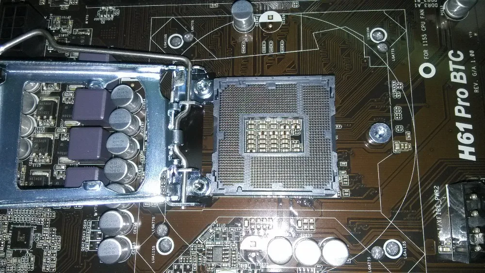 asrock h61 pro btc plokštė