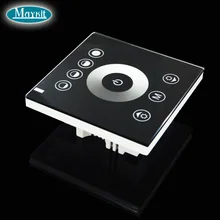 Maykit 9 режим одноцветная светодиодная Сенсорная панель контроллер 12A 2CH для отеля Освещение для дома, офиса