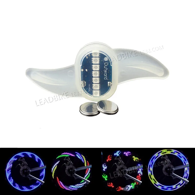 Leadbike 7 LED 2 предмета в комплекте полный Цвет для езды на велосипеде защищает от