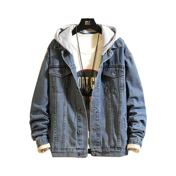

Men's Fashion Paded Jean Jackets Classic Biker Denim Trucker Jacket And Coat JK900