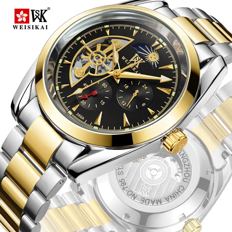 

zegarki meskie Brand Luxury full stainless steel Watch Men Business Casual Watches Military Mechanical Wristwatch waterproof
