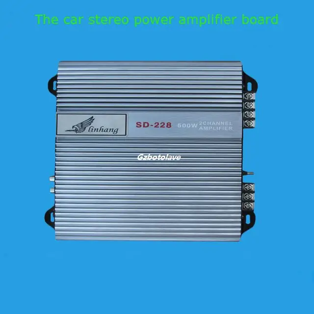 Best Offers Car audio power amplifier vehicle two 2 dual borne power amplifier with Remote control  200W*2