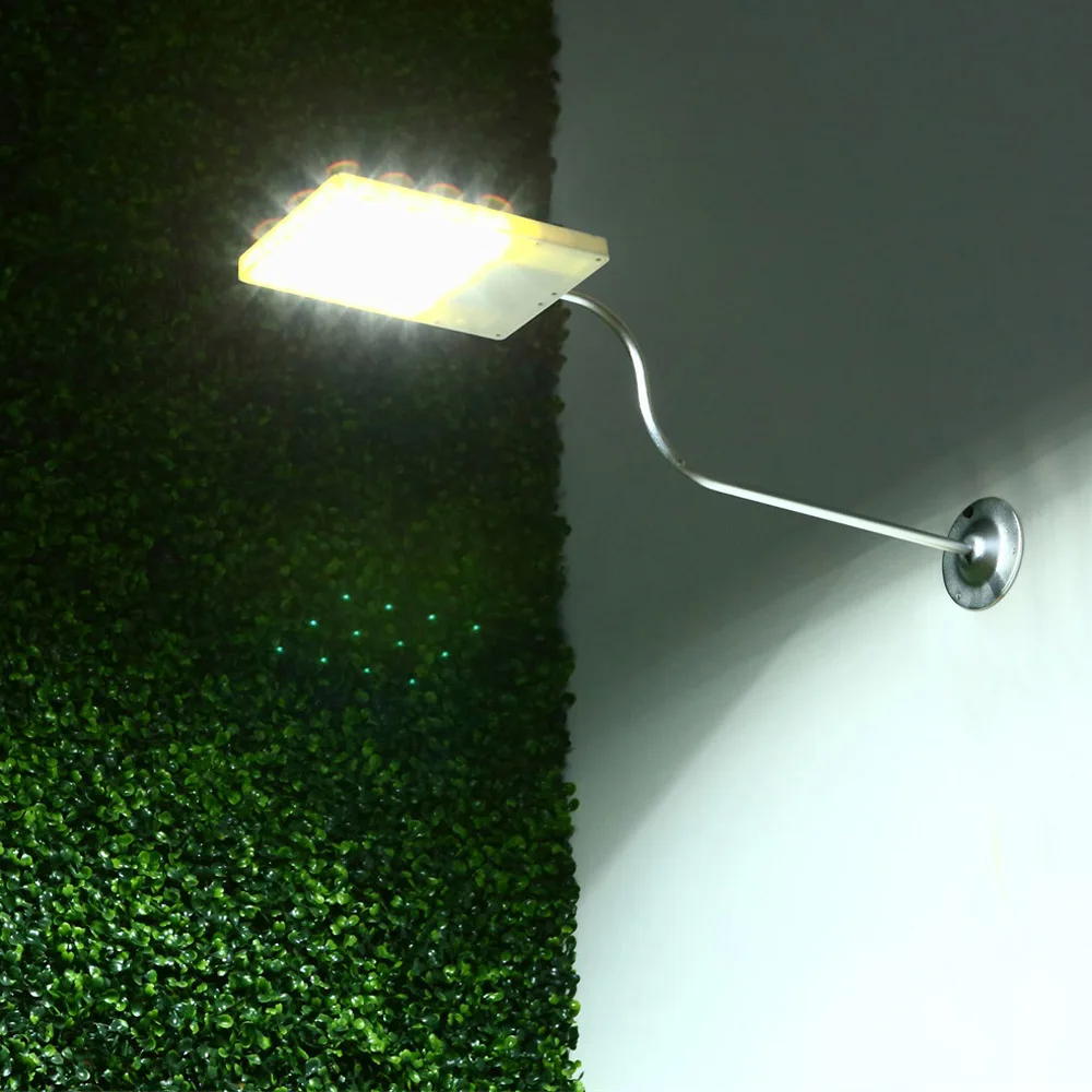 Us 25 35 39 Off 18 Leds Garden Solor Powered Lamp Thin Led Solar Light Control Sensor Wall Gate Walls Roads Paths Courtyards In