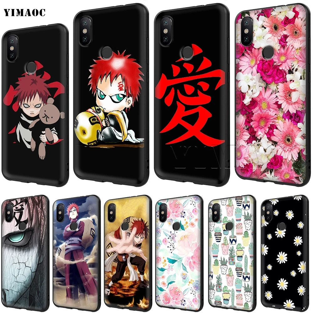 

YIMAOC Naruto Gaara Soft TPU Case for Xiaomi Redmi mi Note MAX 3 6 6A 7 mi6 mi8 9 se a1 a2 Pro Lite go pocophone f1