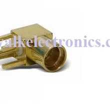 MCX женский правый угол для монтажа на печатную плату, крепление на печатную плату MCX женский прямоугольный разъем, MCX connctor, позолоченный, 50ohm