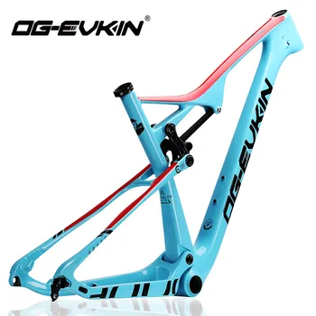 OG-EVKIN CF-049 Mountain Bike Frame (XC) T800 Carbon MTB Frame Glossy 29er Carbon Fiber EPS Molding Carbon Bicycle Frame 2017 ievele full carbon fiber mountain bike fork bicycle forks 26 27 5 29er mtb carbon fork bike accessories disc 160
