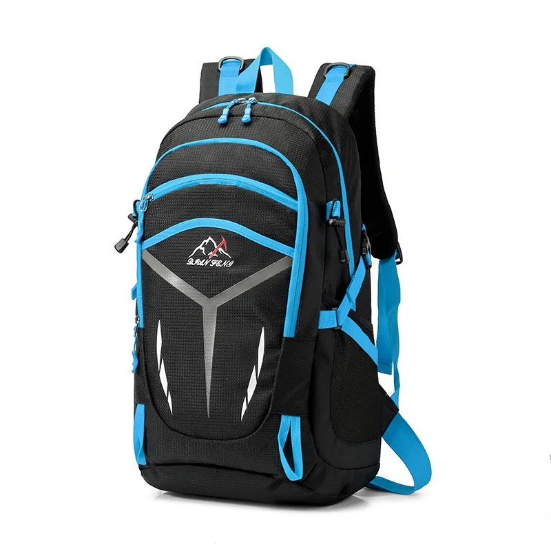 Мужской водонепроницаемый рюкзак унисекс для путешествий, спортивная сумка для альпинизма, пешего туризма, альпинизма, кемпинга, рюкзак для мужчин - Цвет: Синий