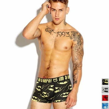 

Classic popular cartoon printed men's underwear men's flat-angle underwear Sports trousers briefs knickers