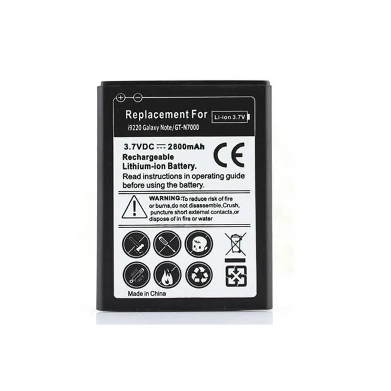 2800mah battery For Samsung Galaxy Note i9220 Phone