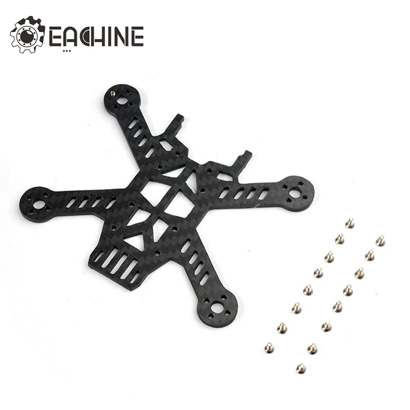 

High Quality Eachine For Aurora 100 Mini Brushless FPV Racer Spare Part 2mm 2.5mm Bottom Plate 3K Carbon Fiber For RC Models