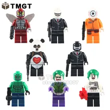 10 лотов Супер Герои Джокер киллер КРОК с пистолетом из мультфильма «Холодное сердце», панда, строительные блоки, Детские Подарочные игрушки KL9008