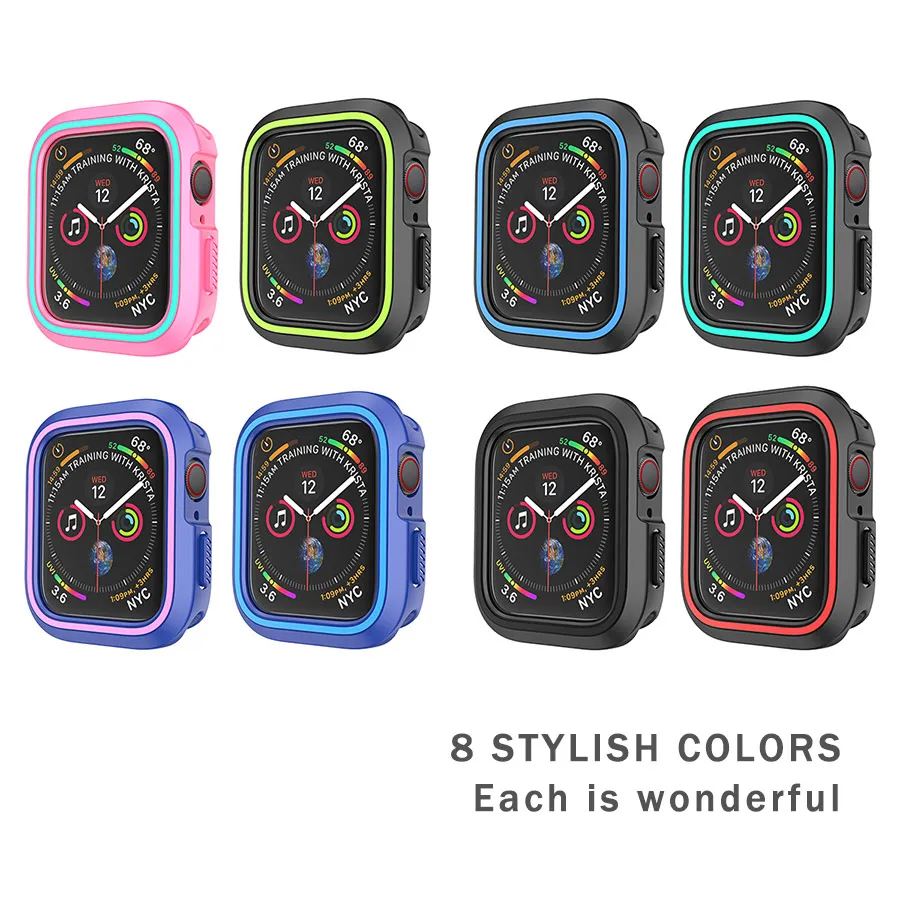 Чехол Ithuriel для Apple Watch 4 3 универсальный защитный чехол s iwatch Series мягкий тонкий 44 мм
