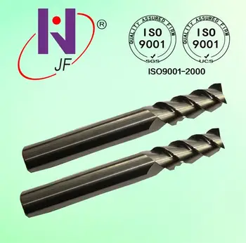 

JF D8*24*D8*60*2F Solid Carbide End Mills 45HRC 2 Flutes Aluminium 45 Deg Endmill Uncoated