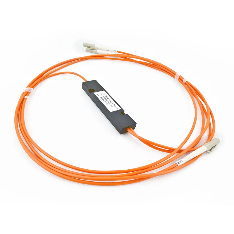 

850nm 50/125 MM 50/50 Coupling Ratio LC/UPC 1x2 FBT Coupler 1*2 FBT Multimode Fiber Optic Splitter