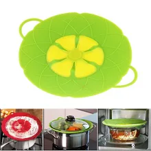 Cooking 3D Flower Silicone Lid Spill Stopper Anti-overflow splash Silicone Cover For Pot Pan Eco-Friendly Kitchen Tools 10"