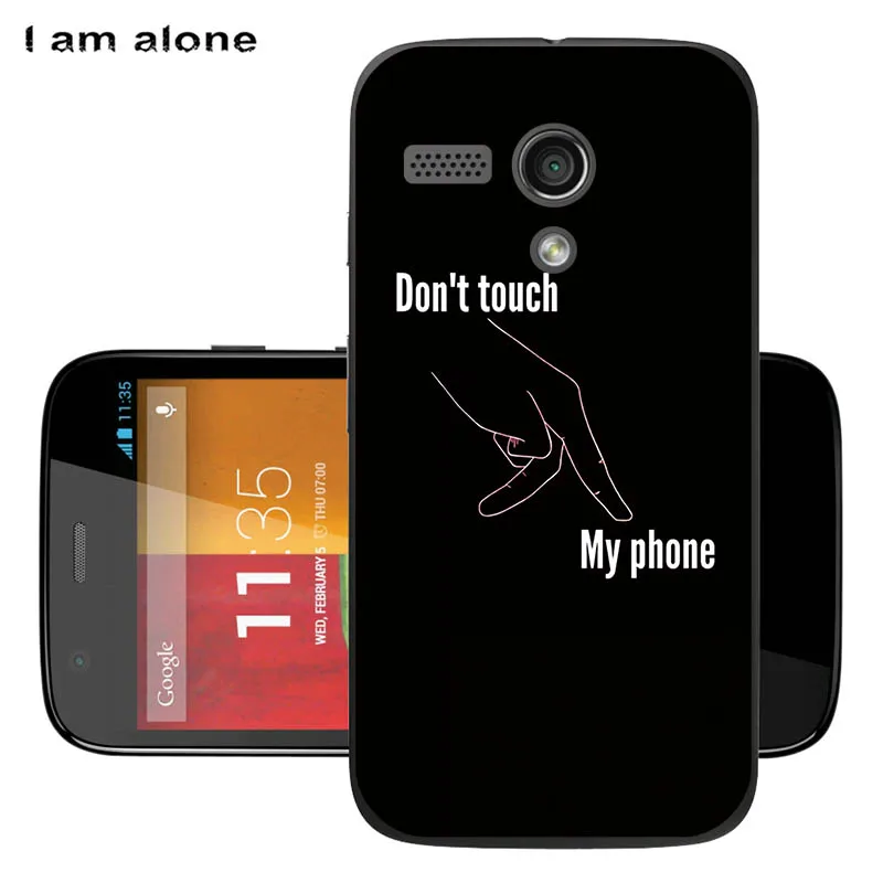 Чехлы для телефонов I am alone для Motorola Moto G XT1032, мягкий ТПУ чехол для мобильного телефона, милые сумки для Motorola Moto G - Цвет: Soft TPU U10