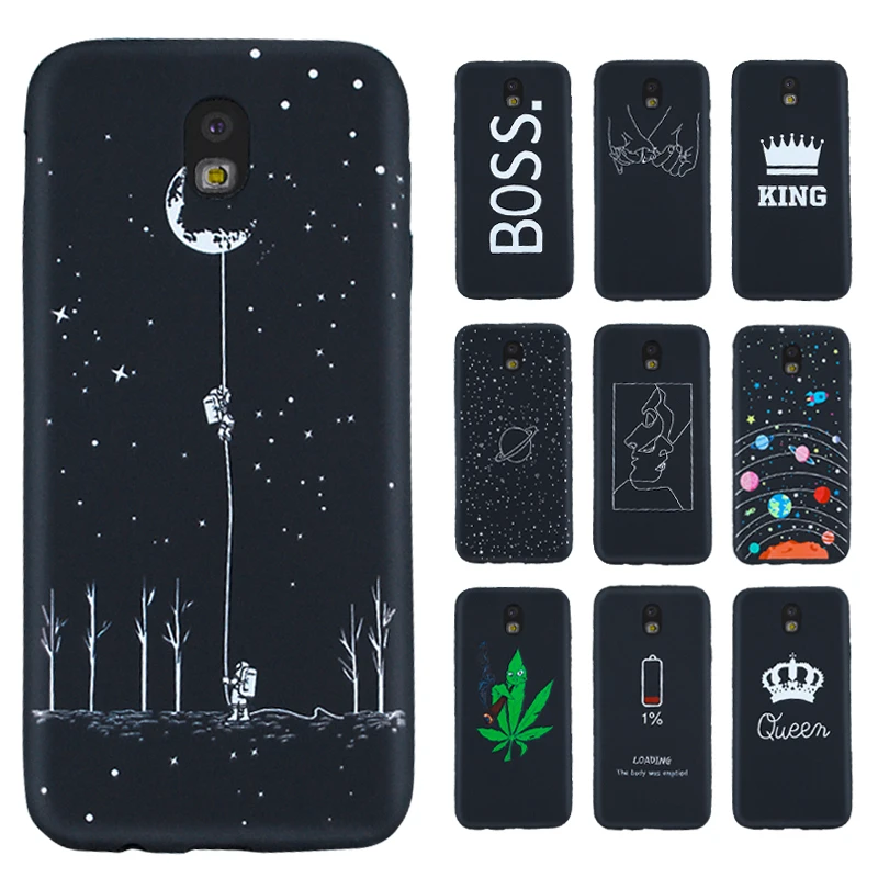 

Black Simple Case For Samsung Galaxy Note 9 A5 2017 S7 Edge S8 S9 Plus J5 J7 2017 Silicone Case For Samsung A5 A8 2018 A6 Plus