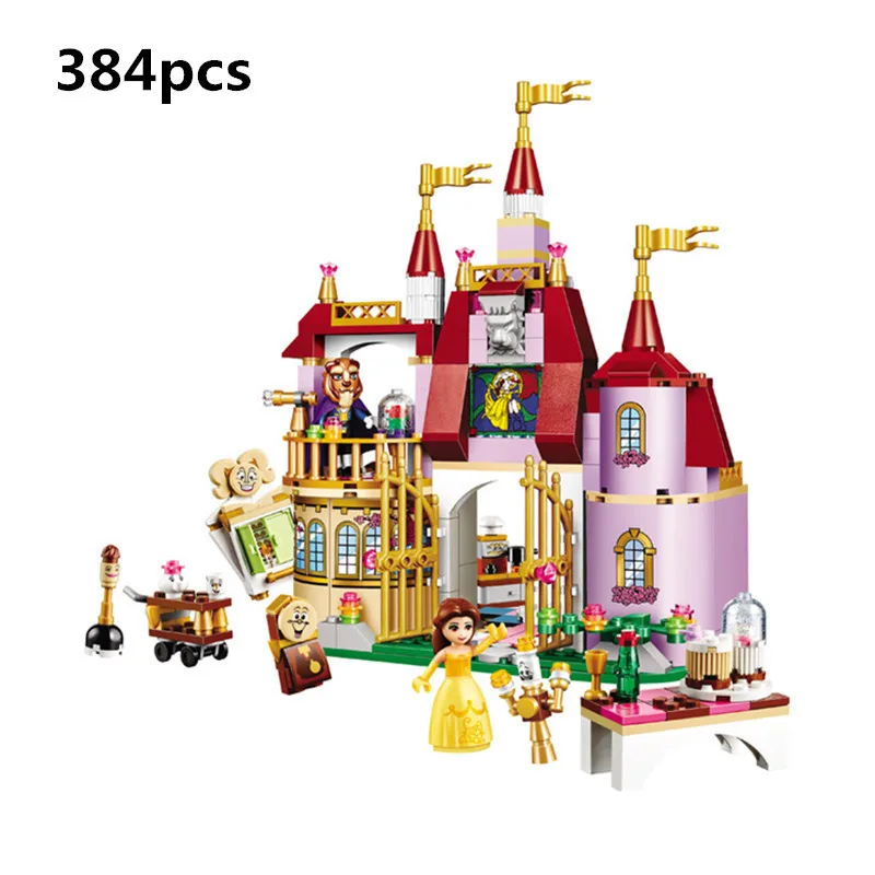 

Lepin 01010 384pcs Friends Building Blocks Girls Toy The Princess Enchanted Castle Kids Bricks Compatible LegoINGly Palace Duplo