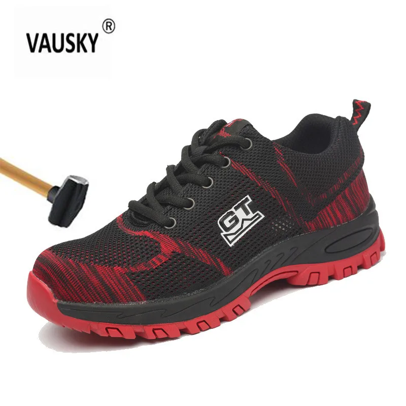 

New 2019 Indestructible Shoes Men Work Safety Boots Unisex Outdoor Steel Nose Puncture Proof Protective Man Safety Shoes