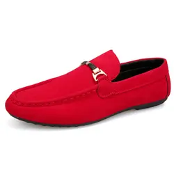 2019 Новая повседневная мужская обувь легкие слипоны Мужская модная обувь zapatillas hombre Черный Красный мужские лоферы мягкая плоская