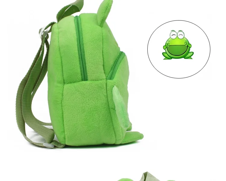 Frog mini schoolbag baby backpack mochila children s shool bags kids plush backpack for Birthday Christmas
