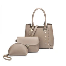 3PCS/Set Women Fashion Composite Handbags Soft PU Leather Female Shoulder Bags Vintage Brand Designer Ladies Messenger Bag Bolsa 3PCS/Set Women Fashion Composite Handbags Soft PU Leather Female Shoulder Bags Vintage Brand Designer Ladies Messenger Bag Bolsa