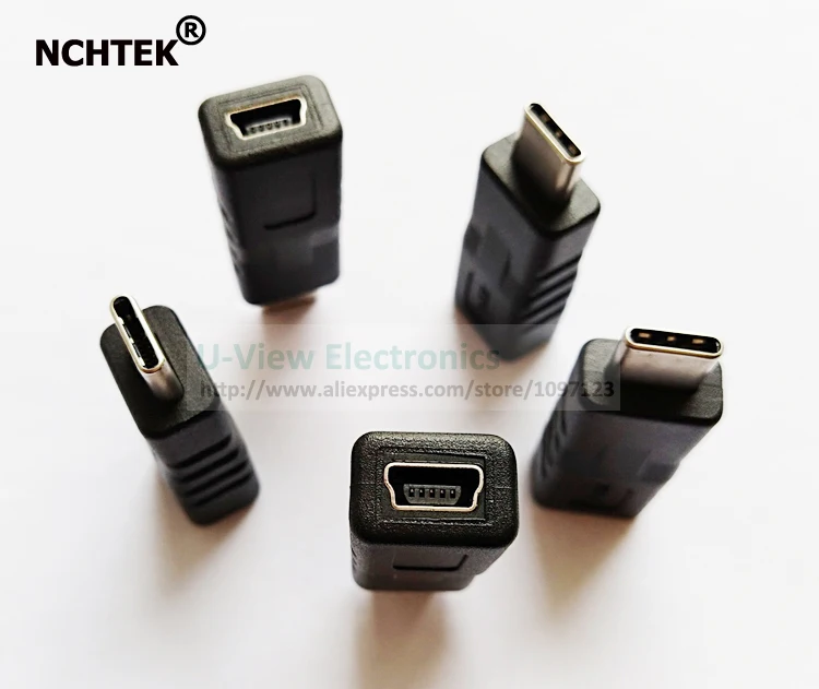 NCHTEK USB 3 1 Type C разъем для MINI 2 0 5Pin адаптер передачи данных планшета и мобильного