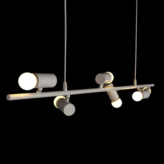 

Nordic Modern Led Pendant Lamp White Six Head Bird pendant Light Fixtures E27 Bulb kitchen hanging lamp ZDD0095