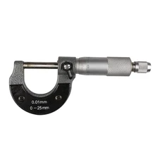 Urijk 0 25mm 0 01 Outer Diameter Micrometers Analog Outside Micrometers Measuring instrument Tools