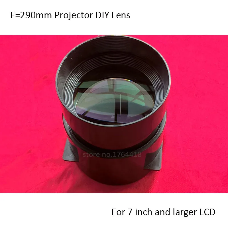 high definition F290 DIY projector glass lens for 7/7.6/ 8/8.9/9.7/22