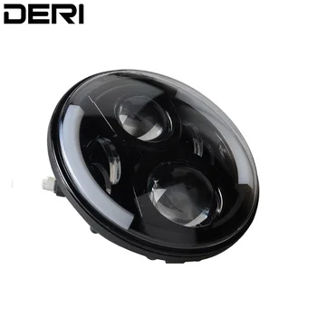 

7" Inch 24V 12V 80W Round LED Headlight Kit With CREE LED Chips H4 H13 High Low Beam For Jeep Wrangler JK 2009-2015 for Lada