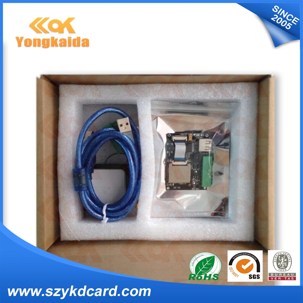 YongKaiDa PR9200 Uhf rfid модуль 3 м длинный uhf Антенна rs232 USB Настольный UHF RFID считыватель |