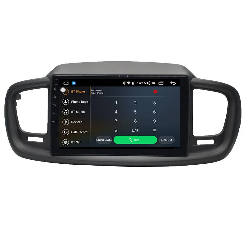 Sorento 1din Android 9,0 4+ 64 автомобильный Радио Мультимедиа Видео плеер gps навигация для KIA Sorento