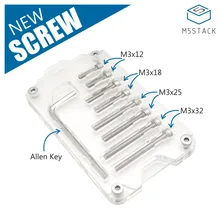 M5Stack Official! New 8 PCS M3*12/18/25/32 Screw With Allen Key For Arduino ESP32 Core Development kit
