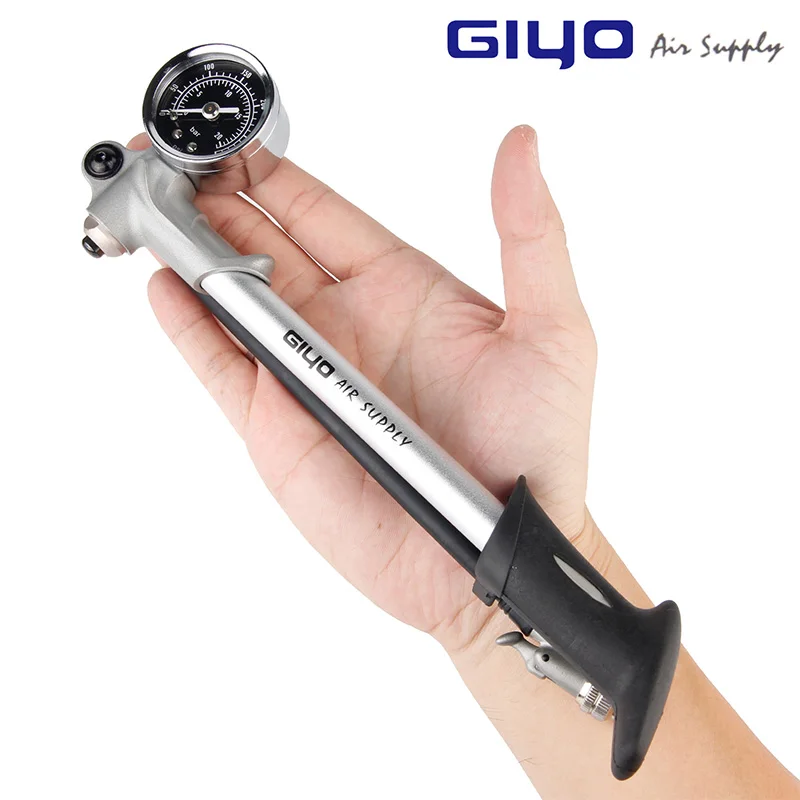 GIYO 300psi насос высокого давления для велосипеда с пневматическим ударом для вилки и задней подвески, велосипедный насос для горного велосипеда, насос с манометром|Велосипедные насосы| | АлиЭкспресс