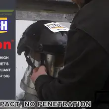 Тестирование видео- MILITECH Быстрый Шлем официальная лаборатория NIJ IIIA 0106,01 проверка соответствия. 357 SIG тестирование видео, представленное OBL