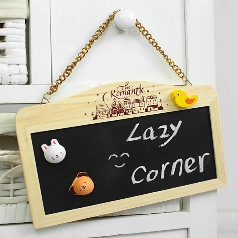 

Free Shipping wood Two sided magnetic message board / blackboard, children's educational toys, Kids wooden Drawing Board toys