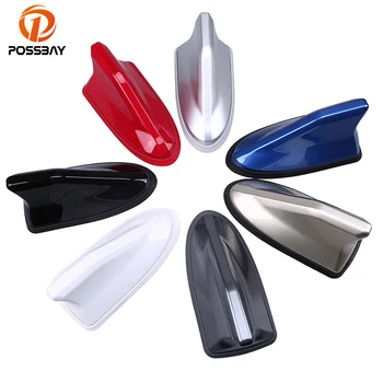 

POSSBAY Car Aerials Car Roof Decoration Shark Fin Antenna Auto Radio FM Signal Amplifier for VW Ford VW Toyota Nissan Antena