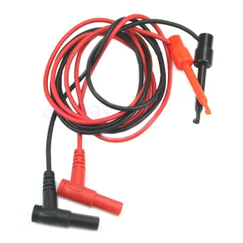 

C18 New Banana Plug To Test Hook Clip Probe Cable For Multimeter Test Equipment