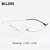 BCLEAR – lunettes de lecture presbytes unisexes, à mémoire de forme sans monture, en titane flexible, à la mode, + 1.0 + 1.5 + 2.0 + 2.5 + 3.0 + 3.5 + 4.0 ► Photo 1/6