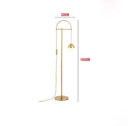 floor lamp Светодиодный e27 постмодерн гладить Стекло Золотой дизайнер светодиодный светильник светодиодный свет светодиодный Напольная Лампа Свет для фойе и столовой Спальня - Цвет абажура: floor lamp