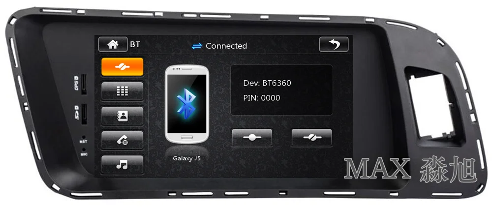 Flash Deal MAX Car Radio GPS Navigation System For Audi Q5 Bluetooth Call/Music Free Maps Steering Wheel Control 14